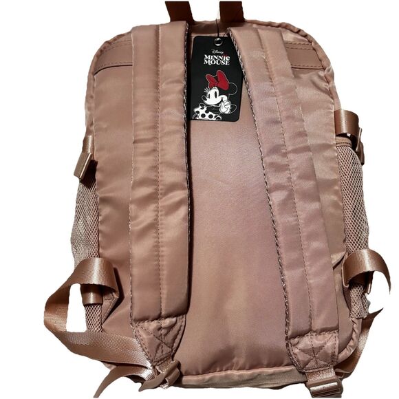 Disney Minnie Mouse Tech Backpack Blush Pink Full Size NWT main image 7